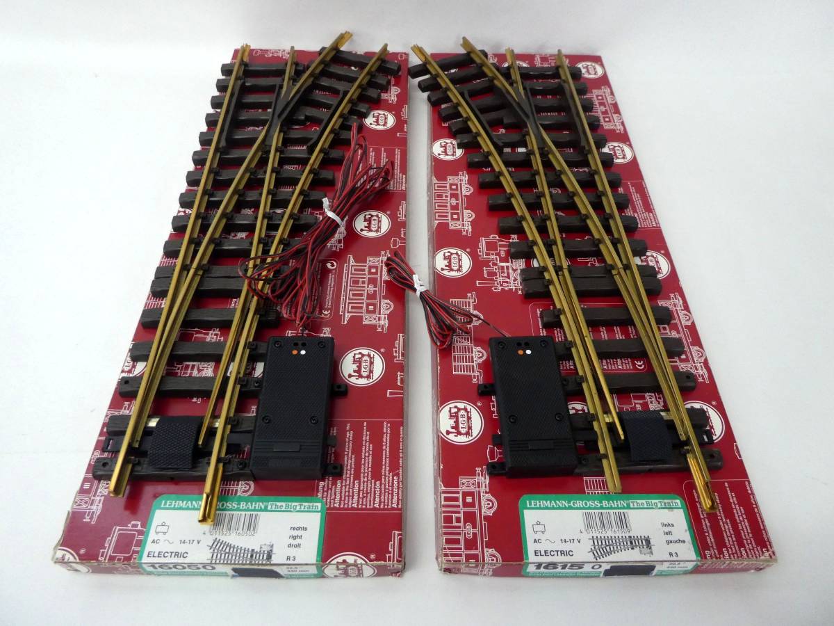 6-75 Gゲージ LGB 電動ポイント レール まとめ売り レーマン LEHMANN