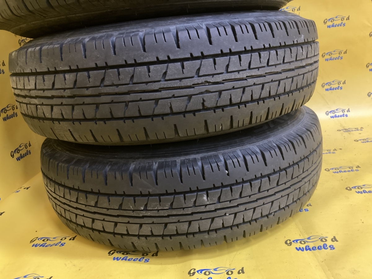 ☆195/80R15LT 鉄ホイール付き☆ ハイエースに！！ ダンロップ