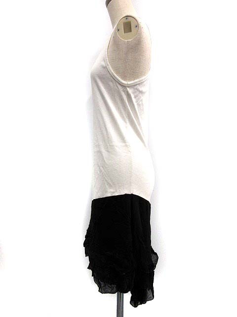 1円 トーガ プルラ Toga Pulla ワンピース ノースリーブ ひざ丈 フリル バイカラー M ブラック ホワイト 黒 白 Og45 Ca26 レディース Mサイズ 売買されたオークション情報 Yahooの商品情報をアーカイブ公開 オークファン Aucfan Com