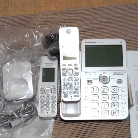【展示品】【送料無料】パナソニック コードレス電話機 VE-GZ718DLE パールホワイト子機2台 _1