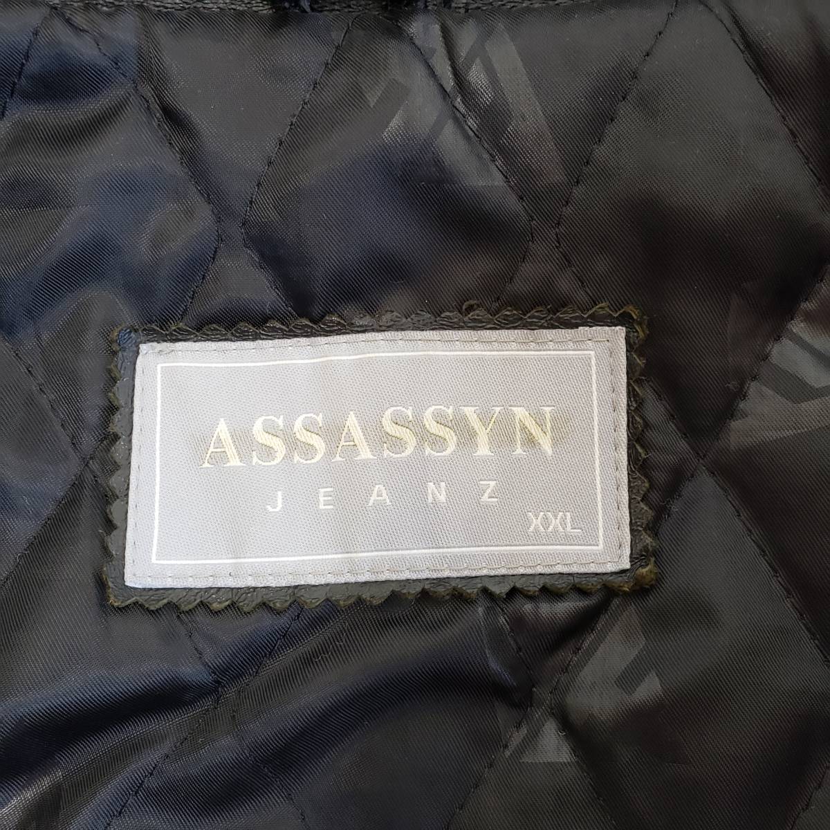 美品◇ASSASSYN JEANS アサシンジーンズ 本革レザージャケット/ヒップ 