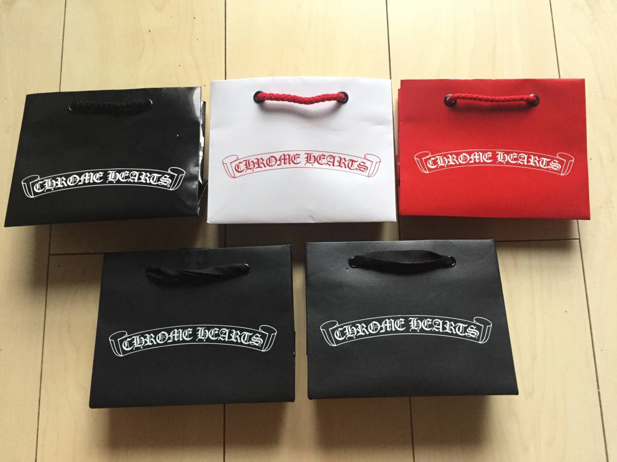 ☆クロムハーツ 紙袋 5枚セット CHROME HEARTS②☆ HEARTS 新品未使用
