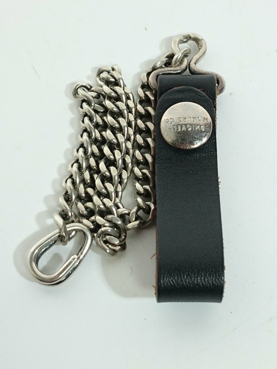 PHIGVEL◇ウォレットチェーン/SILVER/シルバー/カウハイド/ ウォレット