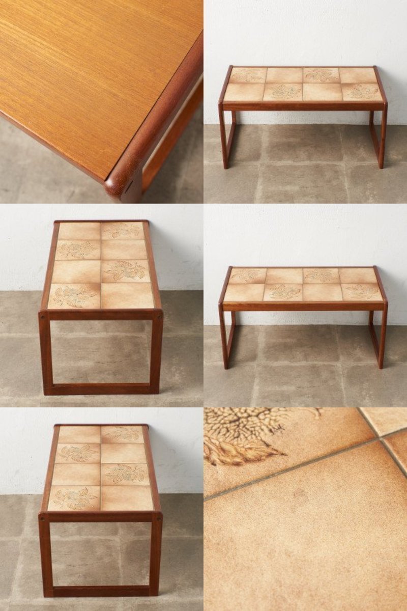 ネストテーブル タイルトップ HYPE 北欧 AnBerCraftタイルトップ 英国