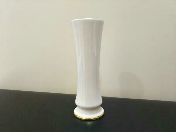 美品【大倉陶園/一輪挿し/ゴールドライン/93A/1001】花瓶 花器