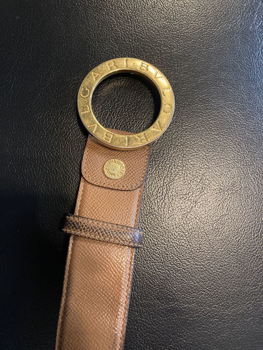 ブルガリ BVLGARI ベルト 本物保証 腰ベルト レザー メンズ ロゴ