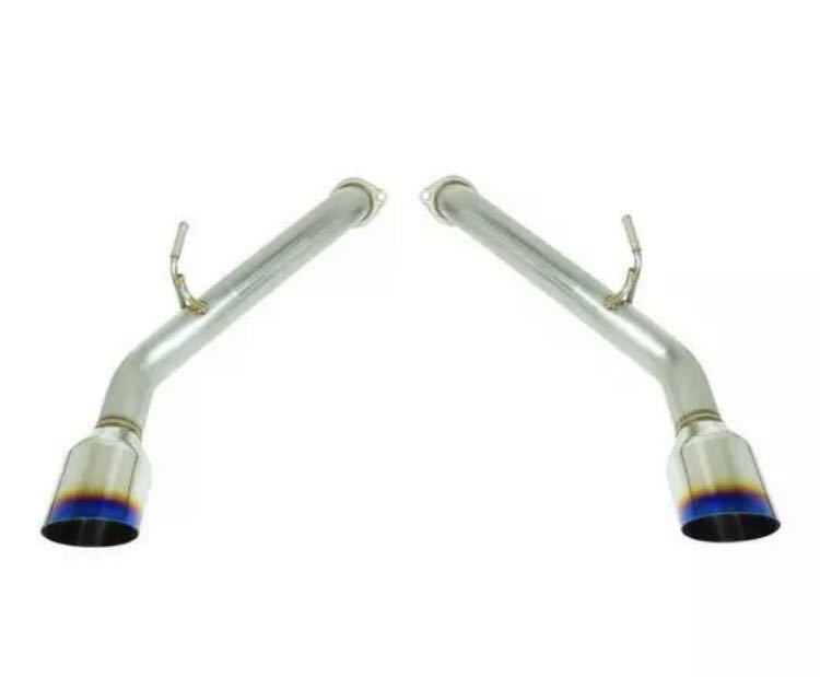 高品質新品] REMARK V37 スカイライン Q50 ストレート マフラー 2本  