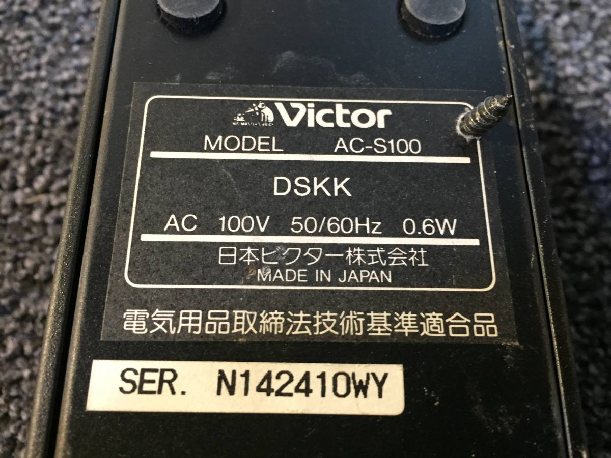 VictorフォノイコライザーAC-S100 オーディオ機器 【動作確認済み】 Victor AC-S100 フォノ イコライザー