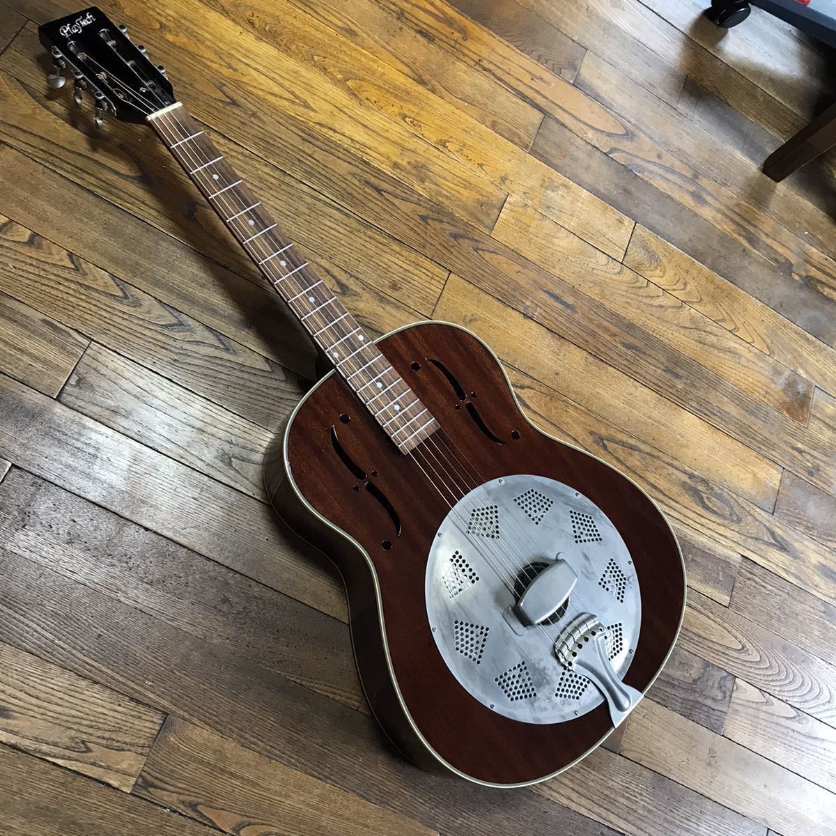 PlayTeck リゾネイターギター　ウッド_1