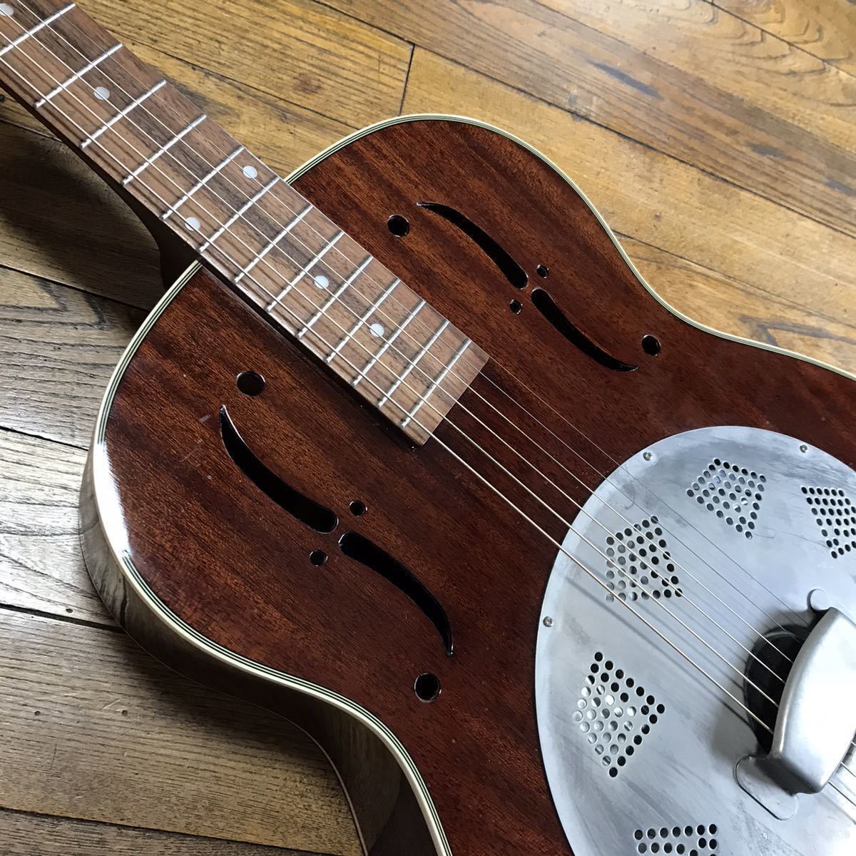 PlayTeck リゾネイターギター　ウッド_3