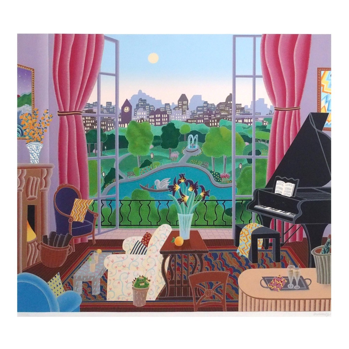 金子一馬 版画・シルクスクリーン「DEVILHEARTS」 57⁄100 -