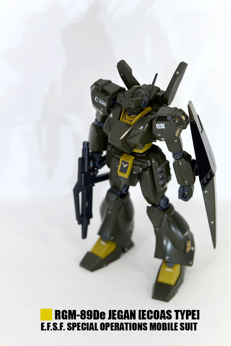 □塗装済み完成品□1/144 HGUC RGM-89De JEGAN ジェガン 完成済み塗装
