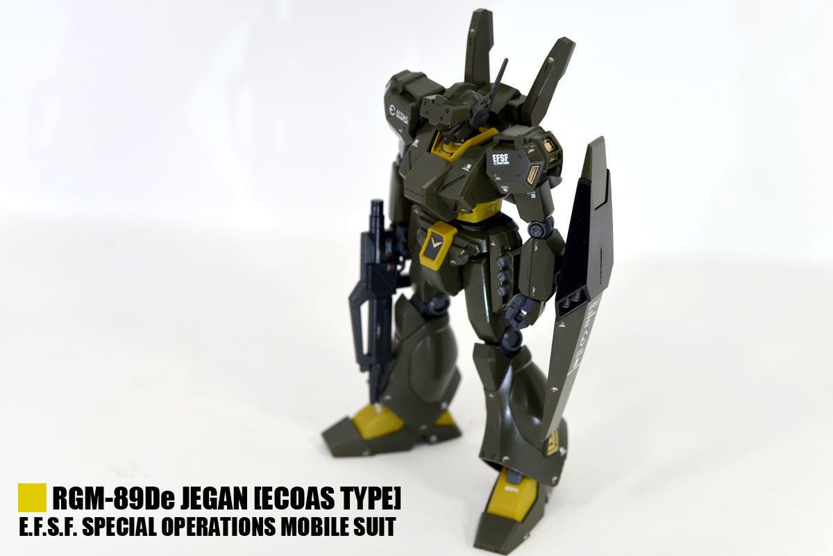 □塗装済み完成品□1/144 HGUC RGM-89De JEGAN ジェガン 完成済み塗装 
