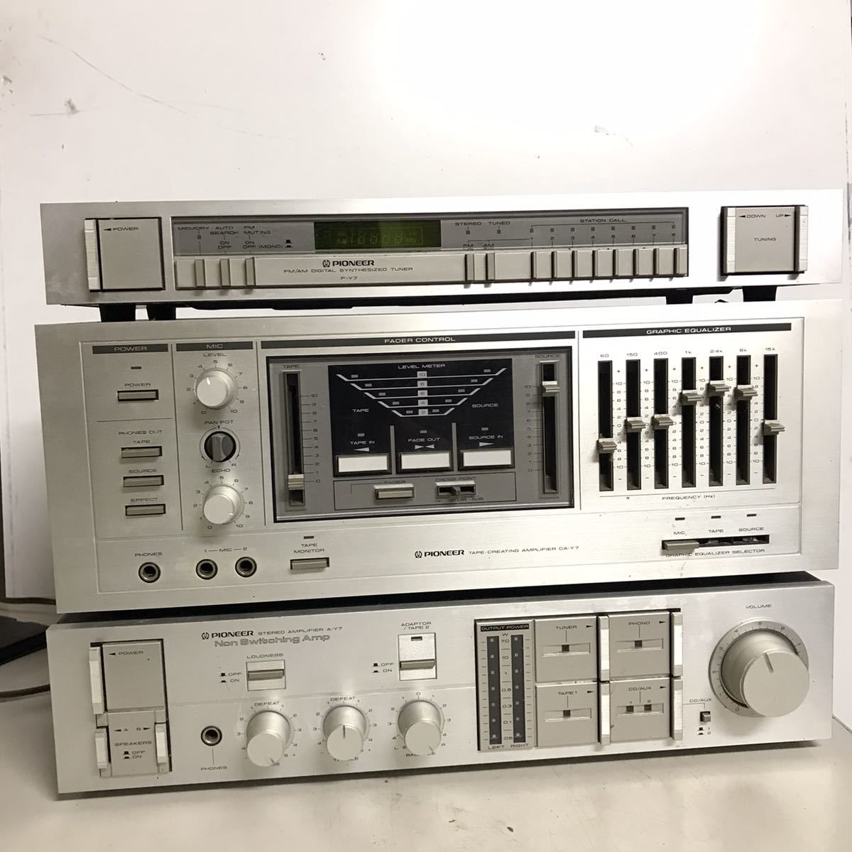 パイオニア pioneer CA-Y7 F-Y7 A-Y7 オーディオセット オーディオ機器