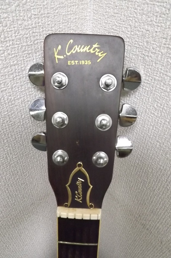 D-250 アコースティックギター 中古 - Nagoya 80s ビンテージ 日本製 K. Country Vintage Natural Guitar Acoustic 神奈川県の中古 (春日楽器)Dー250アコースティックギター