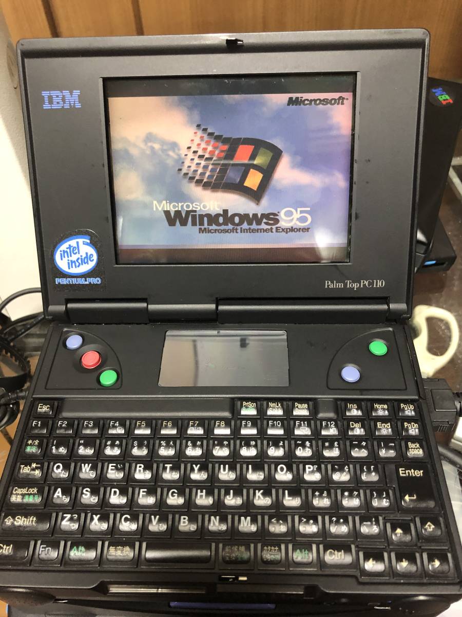 送料無料！IBM Palm Top PC110 完動品 初期動作保証有 FD ポトリセット