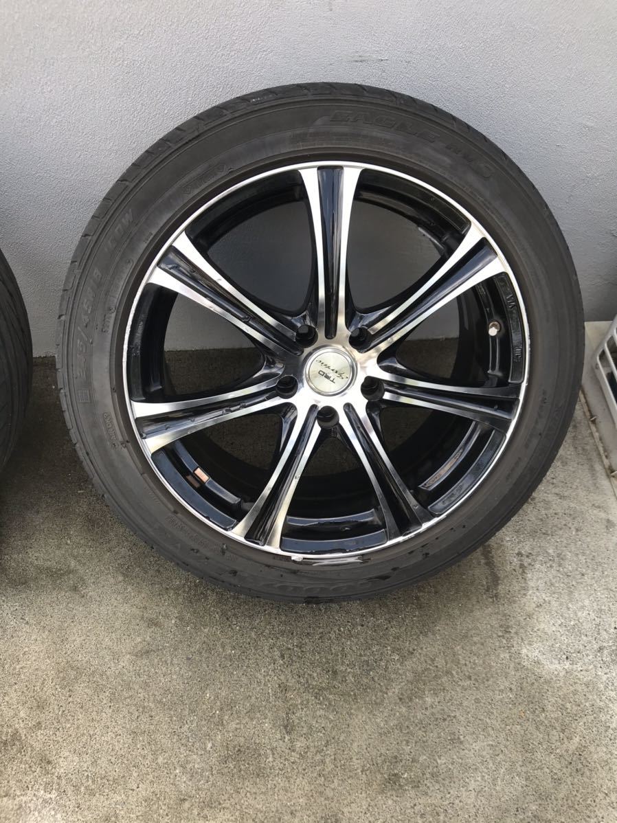 トヨタTRD sportivo 18インチアルミホイール＆タイヤ4本セット 18-8J  