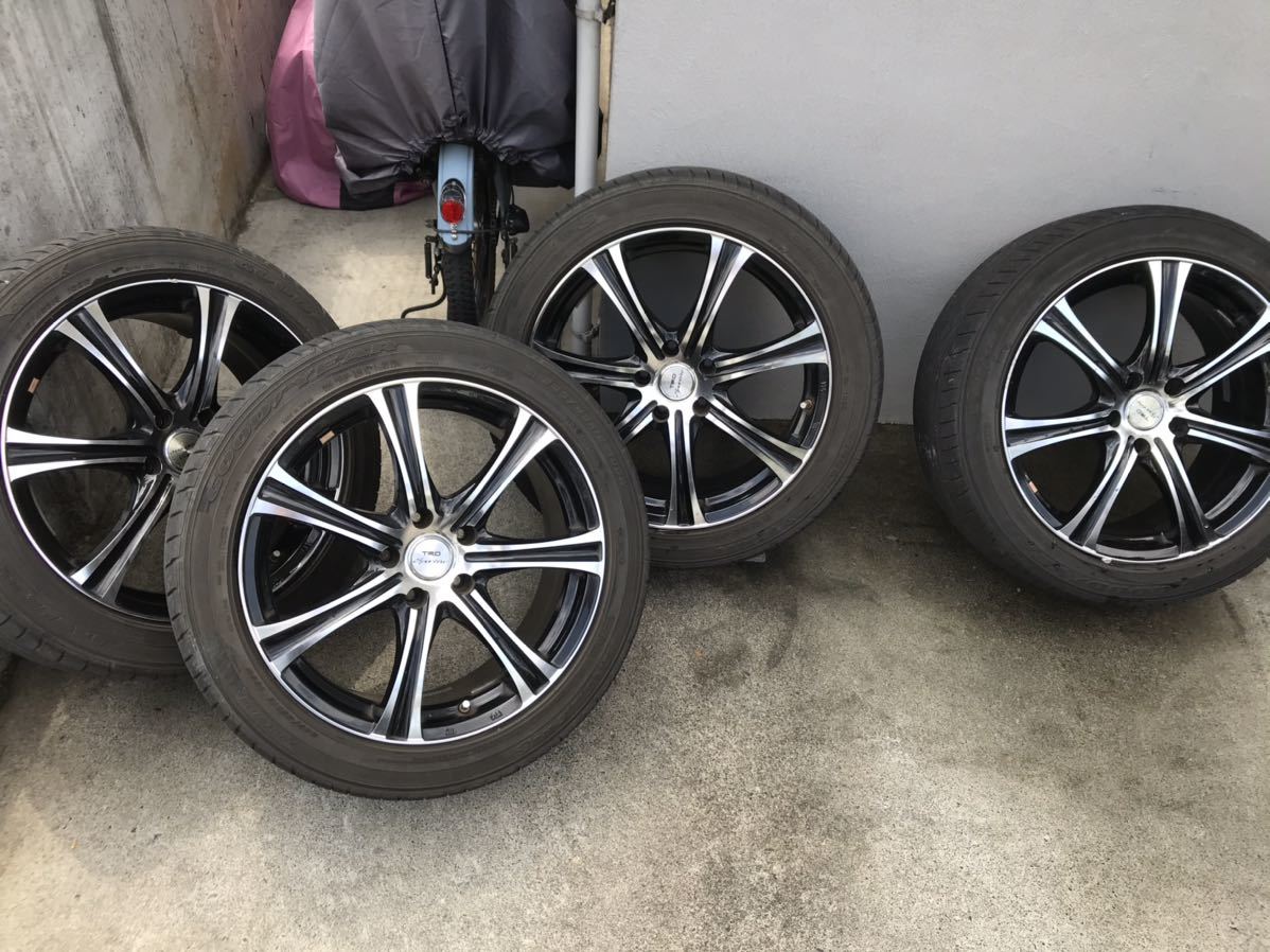 トヨタTRD sportivo 18インチアルミホイール＆タイヤ4本セット 18-8J  