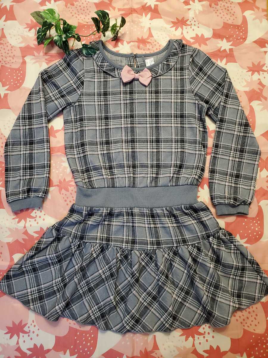 マザウェイズ チュニックワンピース チェック柄 ピンクリボン １３０ 長袖 売買されたオークション情報 Yahooの商品情報をアーカイブ公開 オークファン Aucfan Com