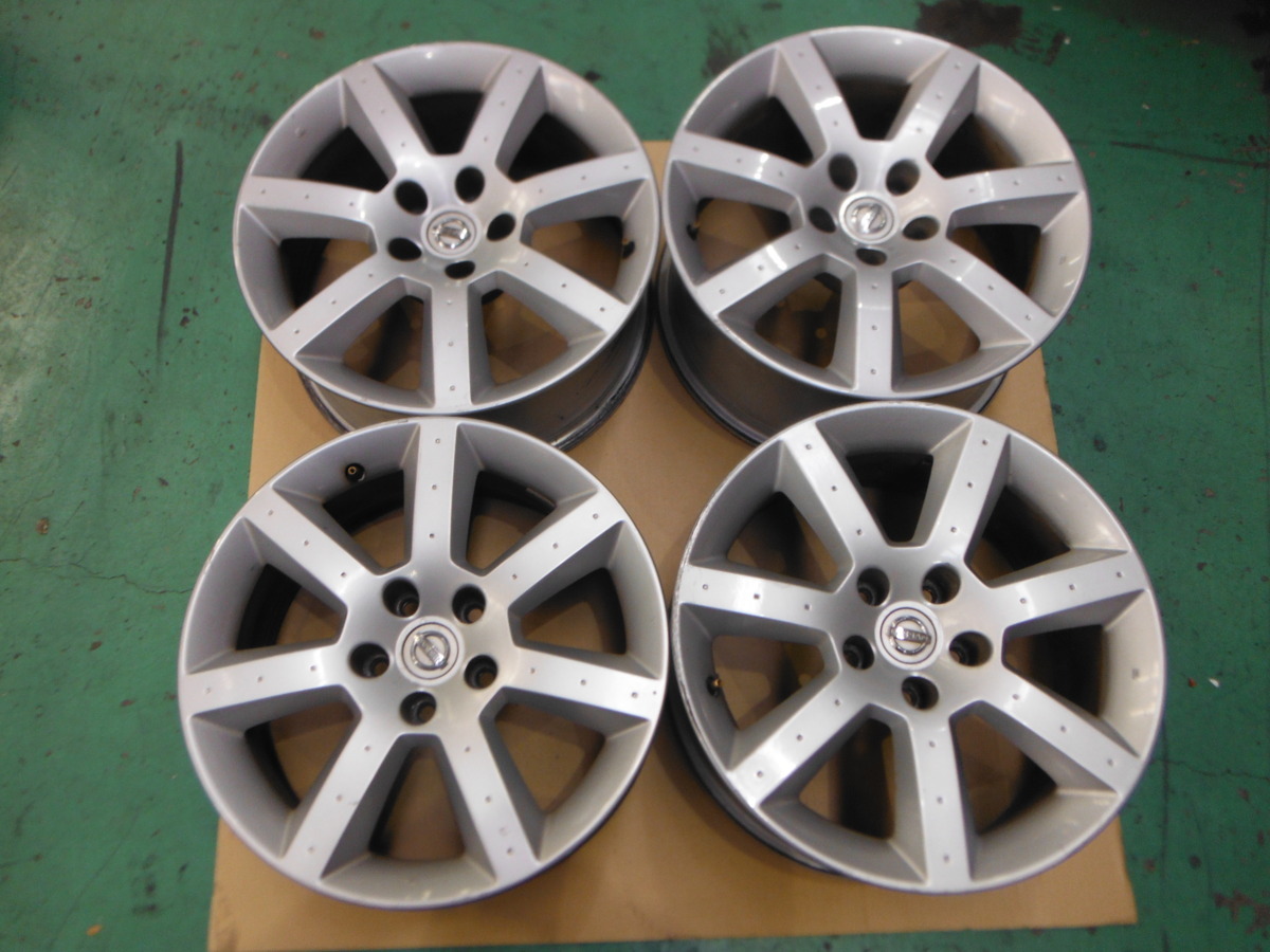 日産純正ホイール4本　17X7.5J+30　5穴　PCD114.3　ハブ径約65㎜　Z33　フェアレディZ