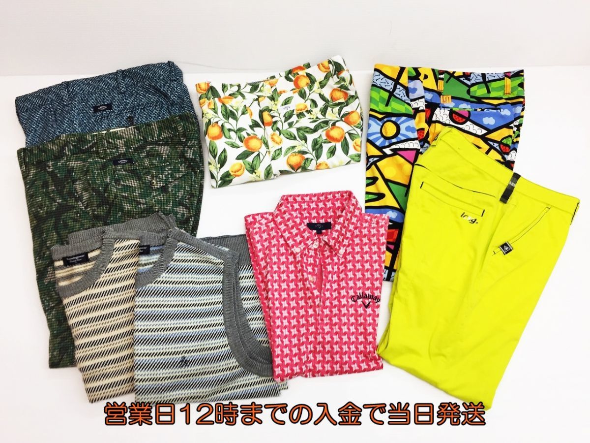 【1円】ゴルフウェア　まとめ売り　キャロウェイ　ルコック　マンシング　など　Lサイズ　未検品 1A0900-3615ck/F4