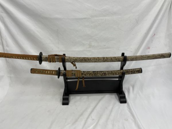 東京)メーカー不明 旧日本軍 軍刀拵 竹光 旧日本陸軍 竹光 模造刀 拵え