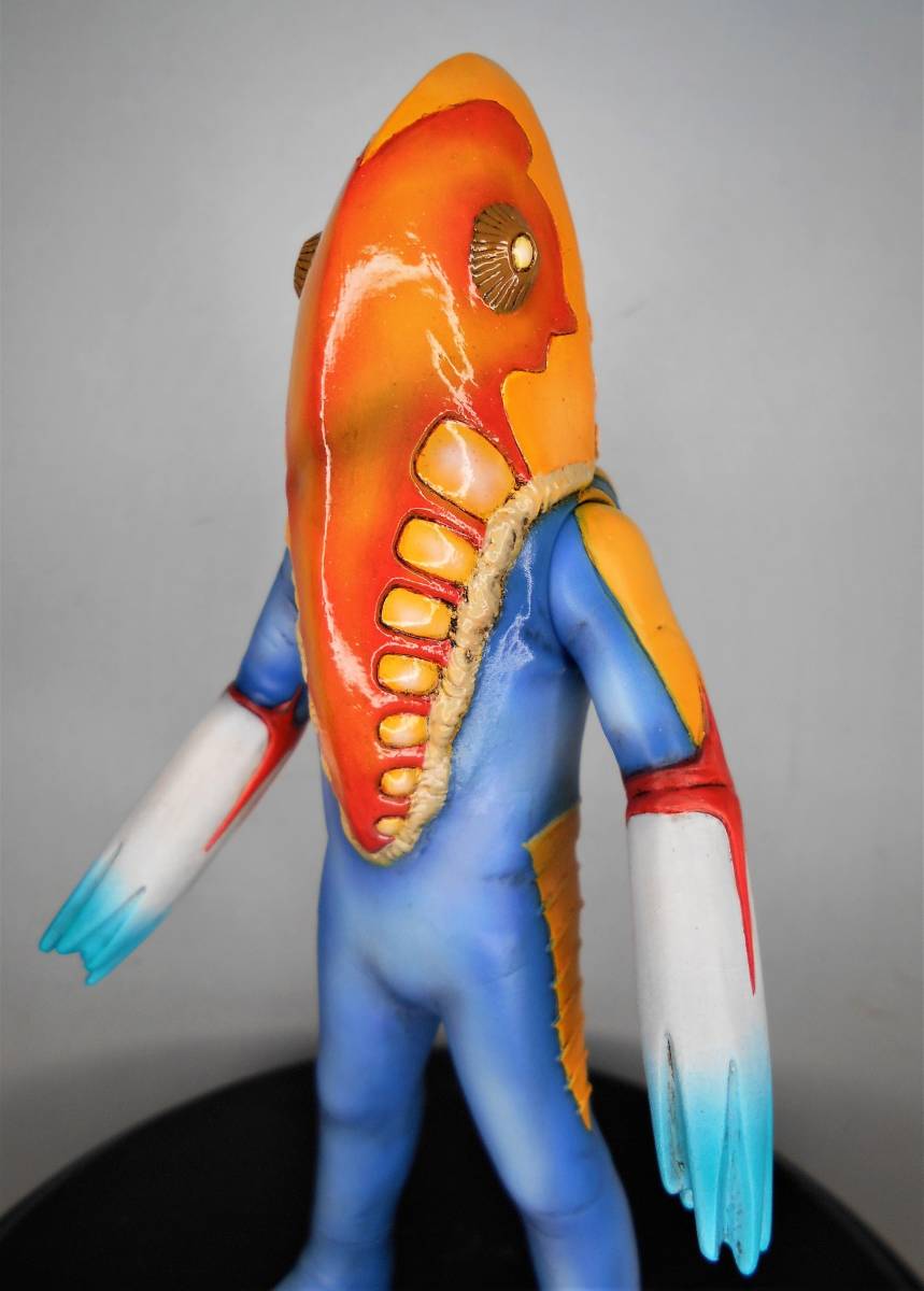 メトロン星人 ソフビ リペイント 送料無料】ウルトラセブン メトロン