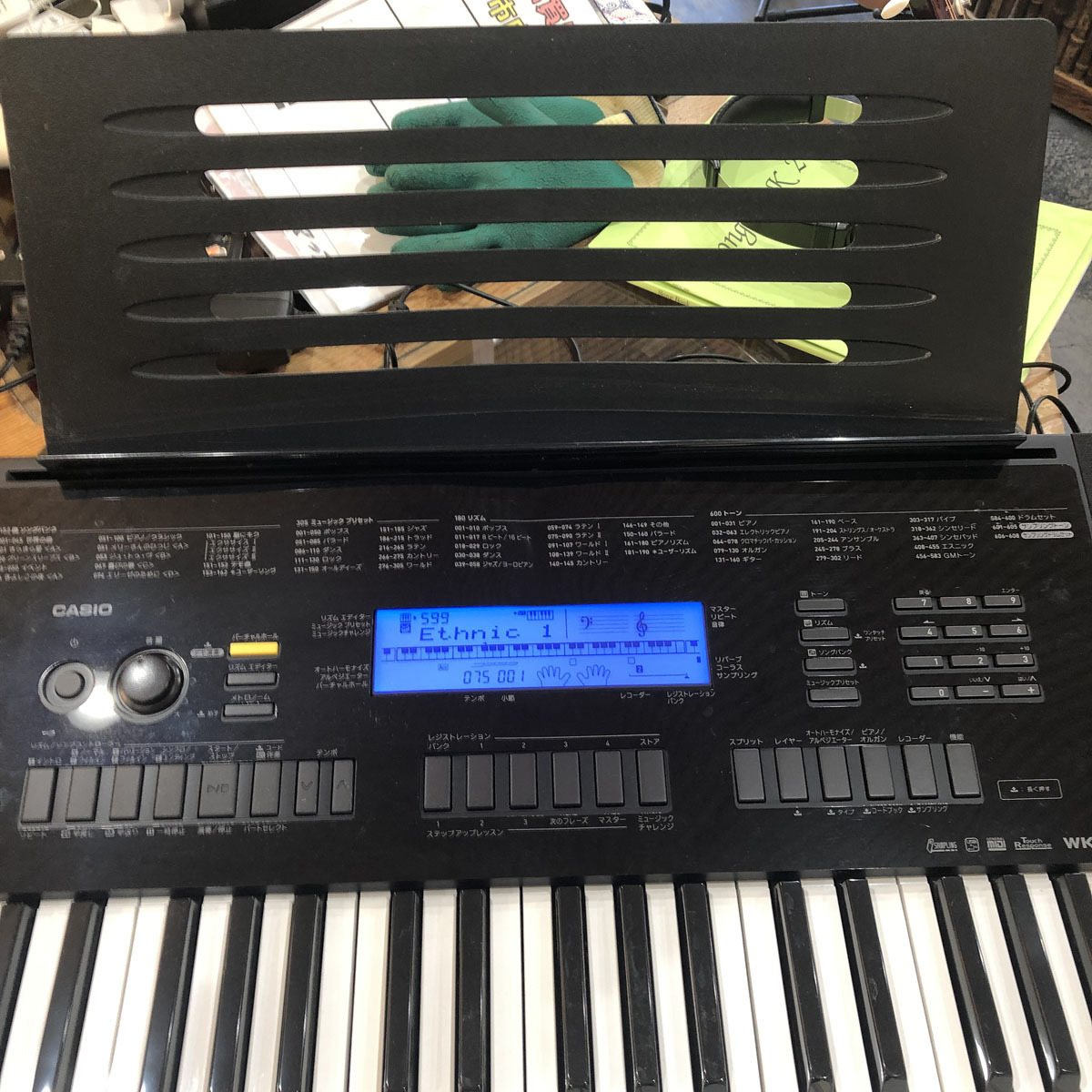 WK-245 電子キーボード CASIO(カシオ) 76鍵盤 | CACIO WK245