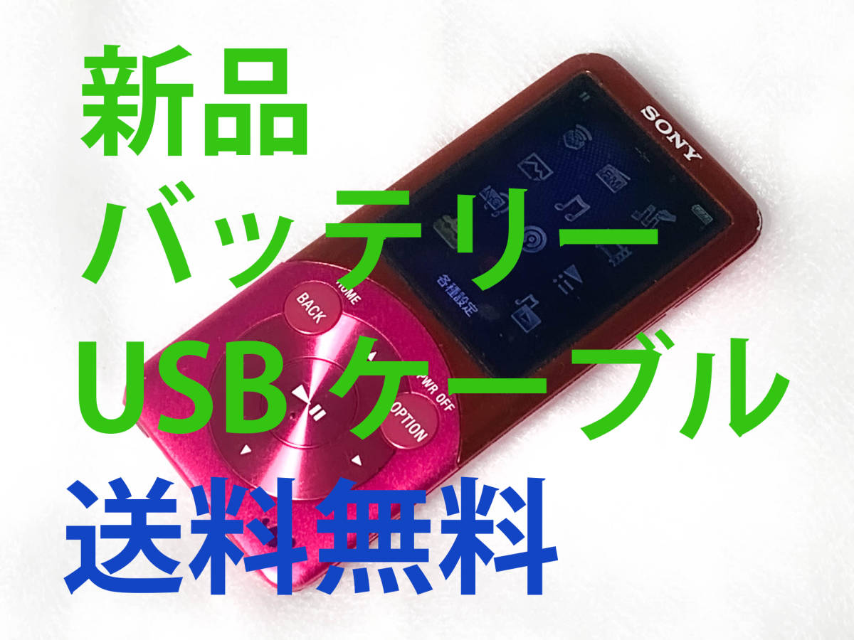 良品 動作良好 SONY ウォークマン NW-S756 32GB バッテリー新品交換　送料無料　 A303