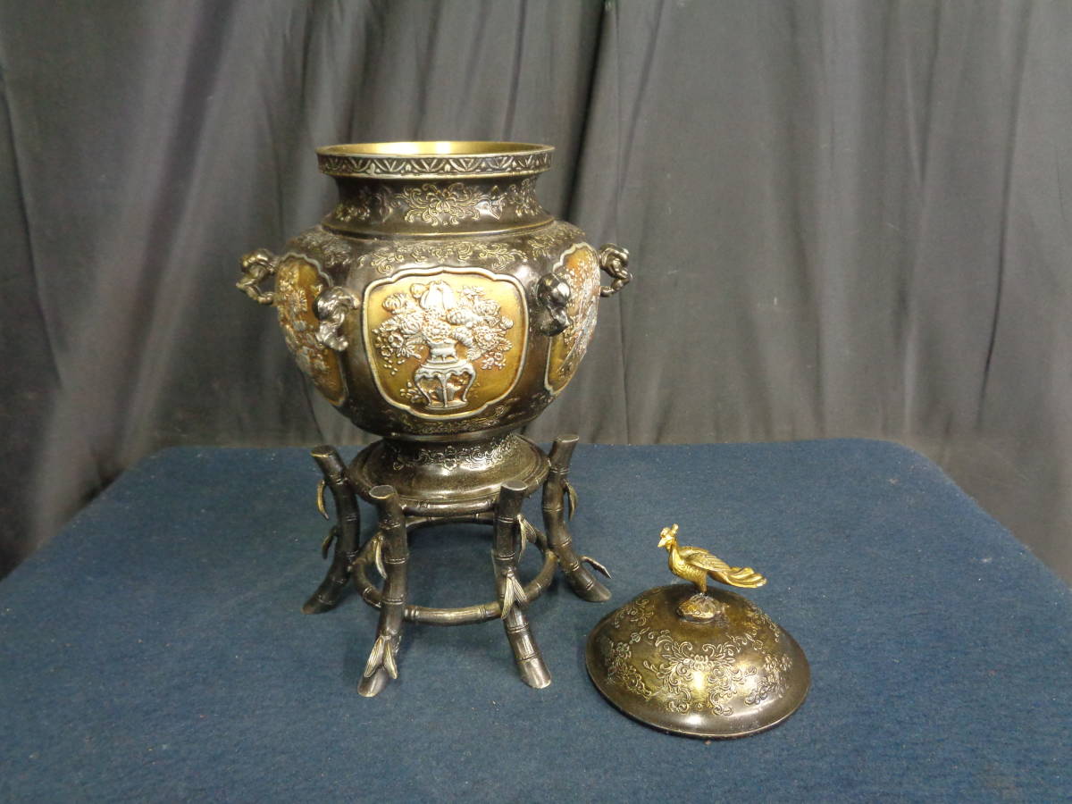 透かし 香炉(金属工芸)の中古品 2026年最新Yahoo!オークション 鳳凰文