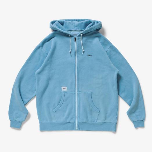 21SS WTAPS FLAT / ZIP UP HOODED / COTTON BLUE L ダブルタップス 