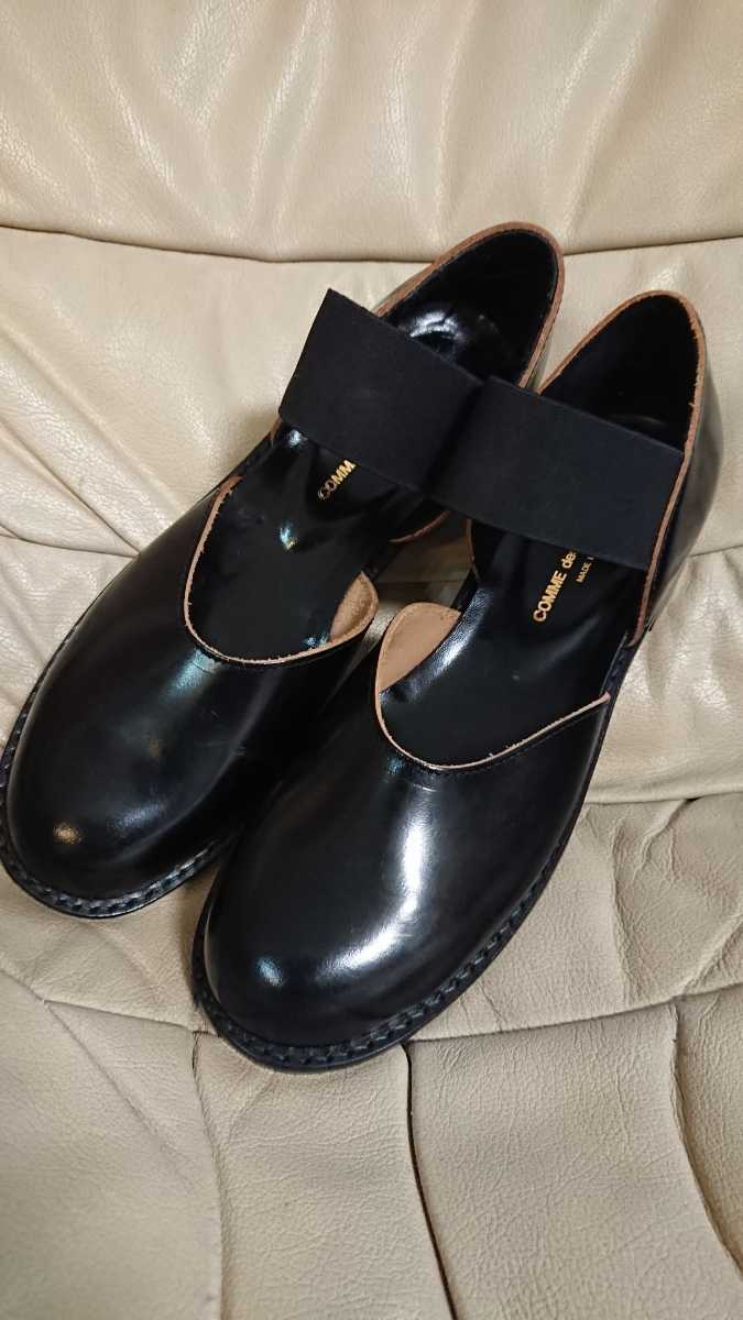 格安，限定SALE COMME des GARCONSごむストラップシューズ23.5試着のみ箱なし のお届け(女性用)｜売買されたオークション情報、yahooの商品情報をアーカイブ公開 - オークファン 靴
