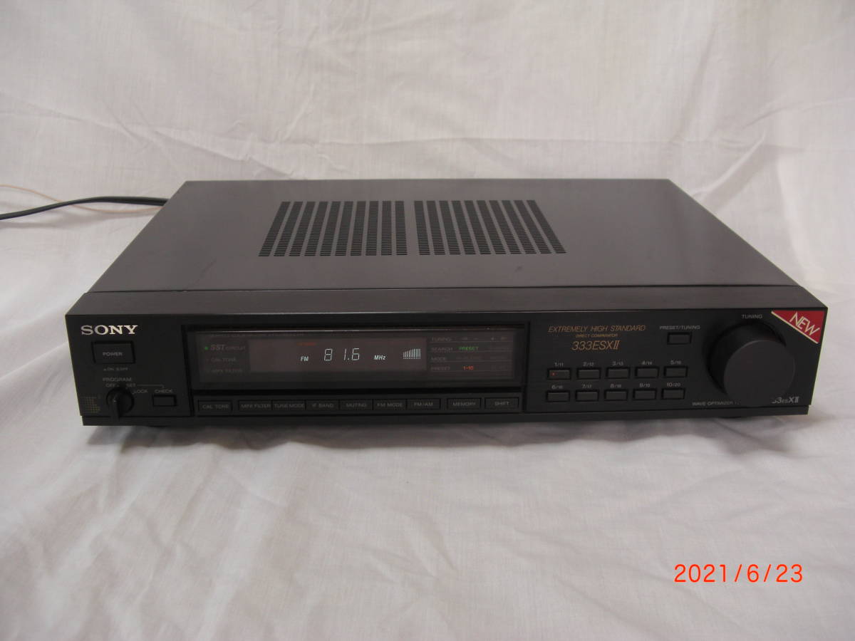 SONY FM/AMチューナー ST-S333ESXⅡ ジャンク SONY ソニー ST
