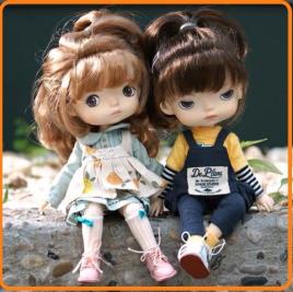 ◆新品 最安値◆送料無料 フルセット！20cm！1/8 BJD 服▲球体関節人形 doll ウィッグ 本体 衣装 ドール ボディ フルメイク monst bfy_1