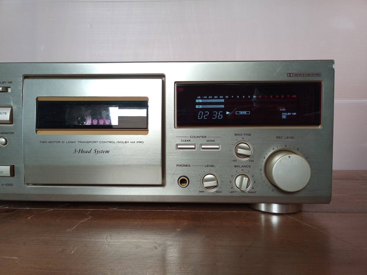 整備済 TEAC V-1050 カセットデッキ 動作品 カセットデッキ 一般