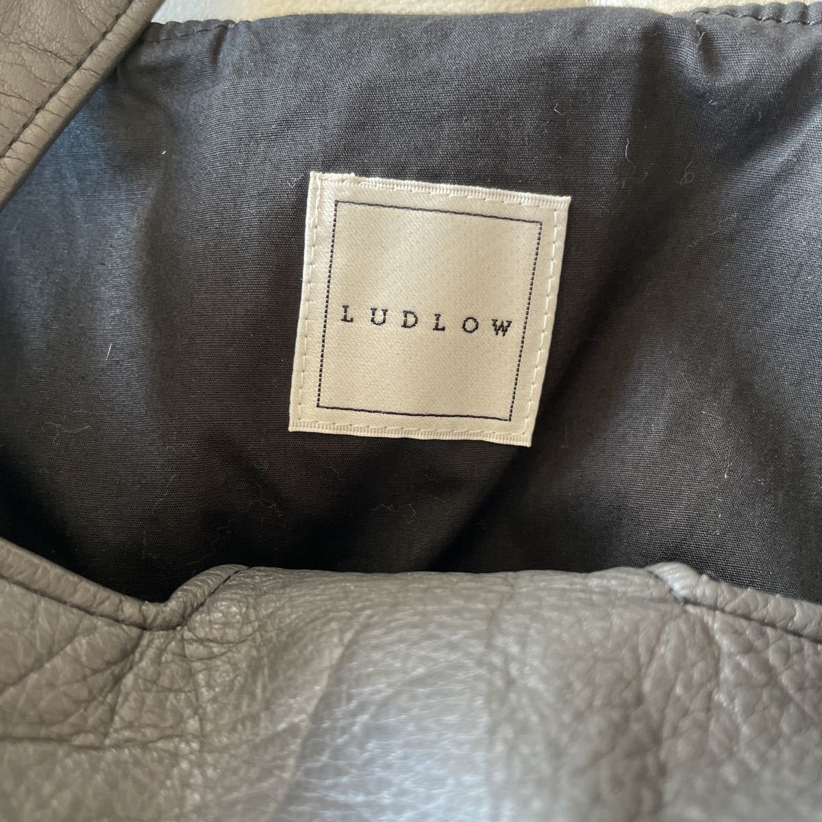 週末セール！ラドロー 高級レザー&ファーのバッグ！ LUDLOW ラドロー 