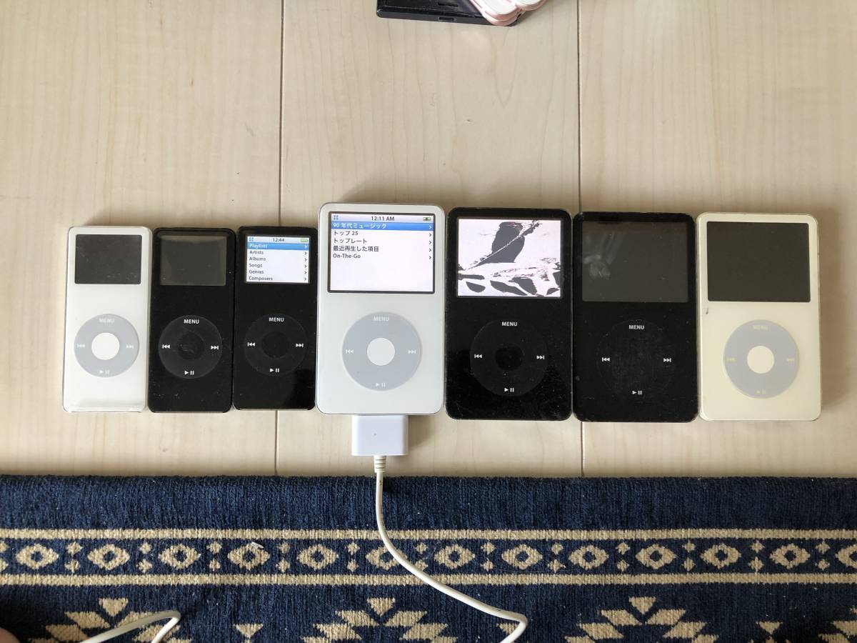 1円売り切り Apple iPod classic iPod A1137 7台 ジャンク iPod Apple