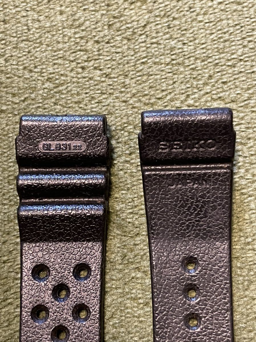 【希少　珍品】ビンテージ　セイコーダイバー　セイコー純正ラバーベルト　GL831 22mm 7548 7549 6309
