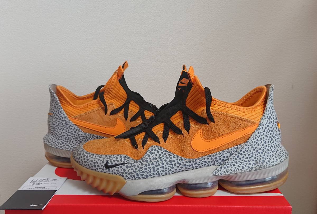 中古 28cm LEBRON 16 LOW ATMOS レブロン アトモス AIR MAX 