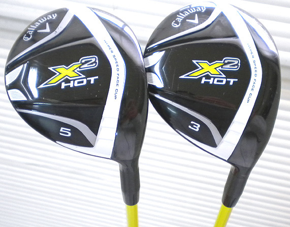 Callaway FW X2Hot 3番、5番セット（Tour AD MT-6） HOT フェアウェイウッド X2 キャロウェイ PGAツアー キャロウェイがX2