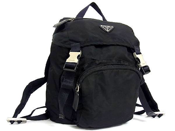 1円 PRADA プラダ ロゴ テスートナイロン 巾着型 シルバー金具 1円 PRADA プラダ ロゴ テスートナイロン 巾着型 シルバー金具