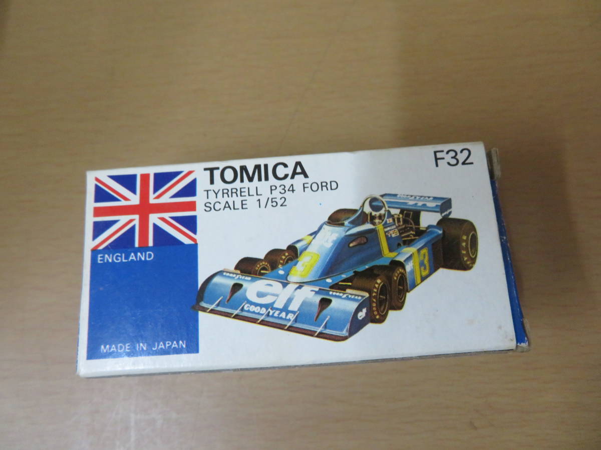 フォード トミカ 青箱 P34 F32 タイレル 日本製 - タイレルP34 (3200