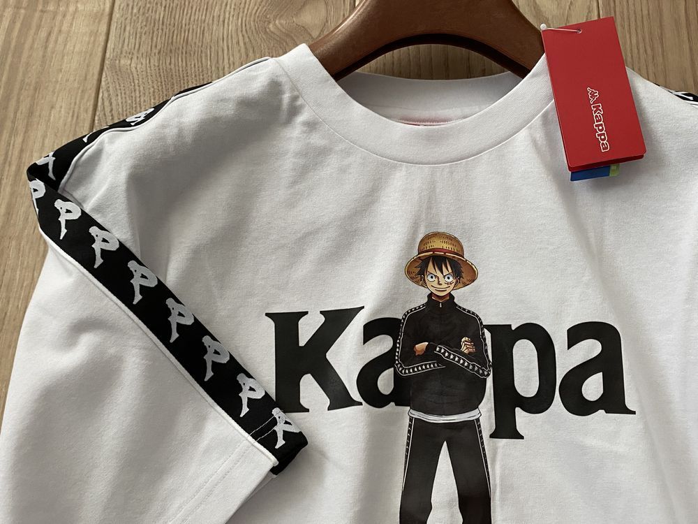 タグ付き Kappa カッパ 最新モデル ワンピースコラボ ルフィー 半袖tシャツ メンズ Mサイズ Wtホワイト 定価6 490円 Kla52ts51 半袖tシャツ 売買されたオークション情報 Yahooの商品情報をアーカイブ公開 オークファン Aucfan Com