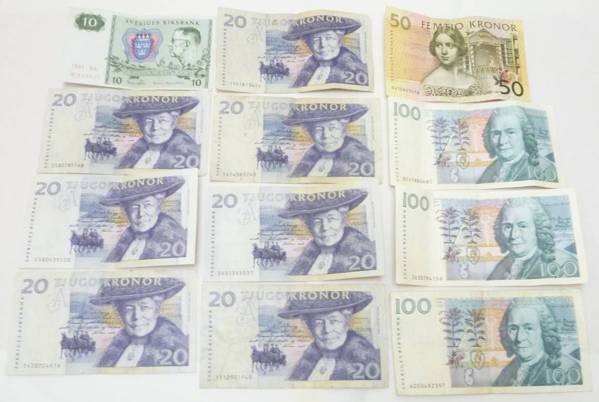スウェーデン Sweden クローナ スウェーデンの通貨の単位は？紙幣の
