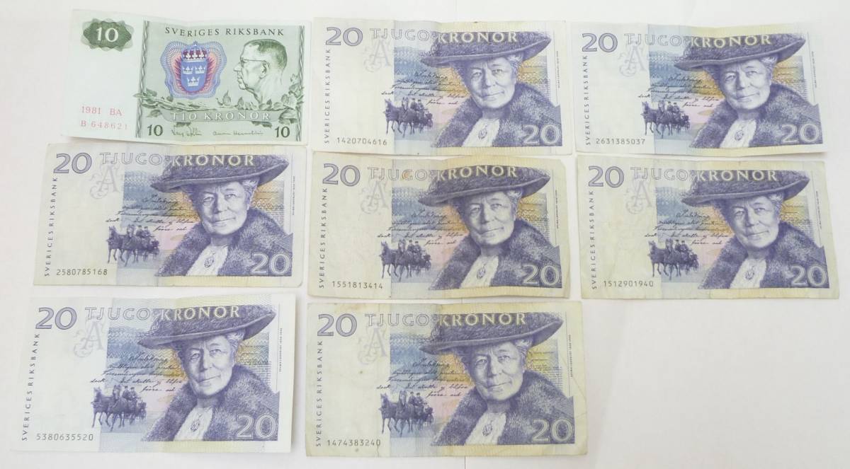 スウェーデン Sweden クローナ スウェーデンの通貨の単位は？紙幣の