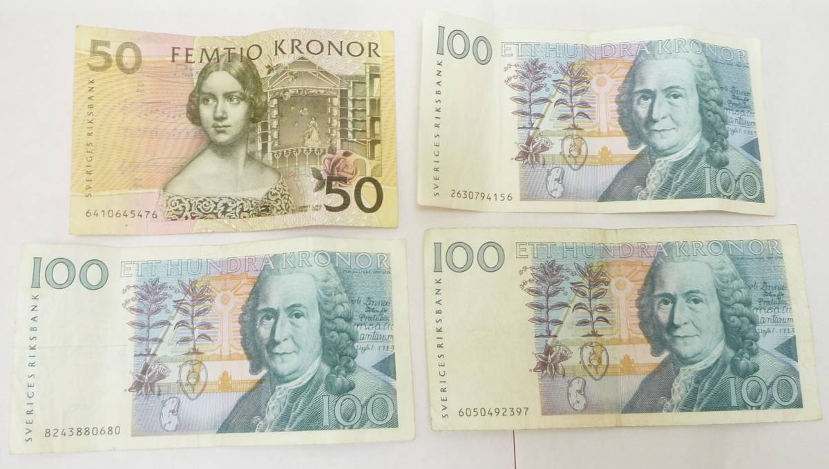 スウェーデン Sweden クローナ スウェーデンの通貨の単位は？紙幣の