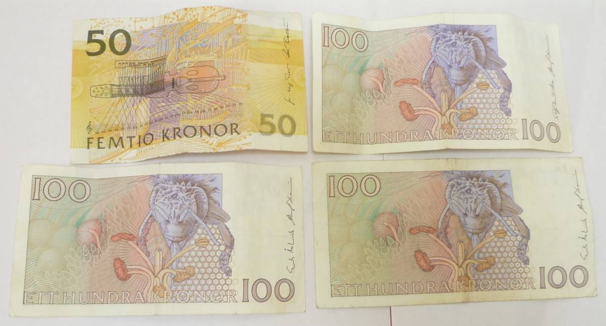 スウェーデン Sweden クローナ スウェーデンの通貨の単位は？紙幣の