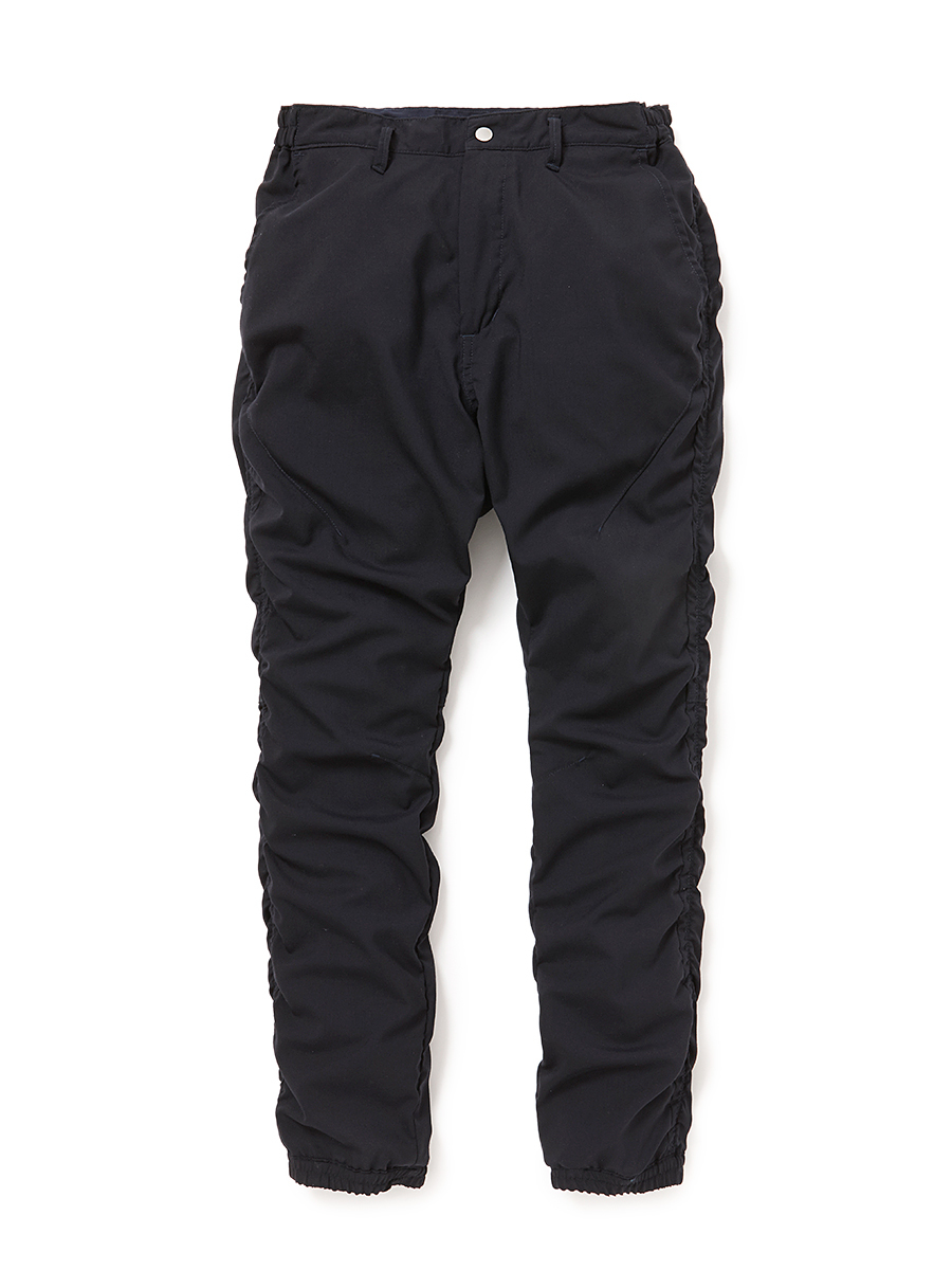 美品★17S/S nonnative ADVENTURER EASY RIB PANTS TAPERED FIT W/P TROPICAL STRETCH サイズ1 ネイビー リブパンツ 春夏 