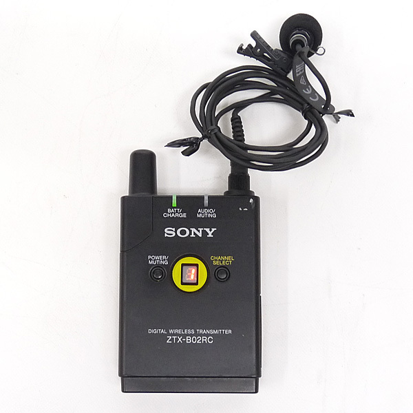 ＃SONY/ソニー デジタルワイヤレストランスミッター ZTX-B02RC マイク ECM-LZ1UBMP