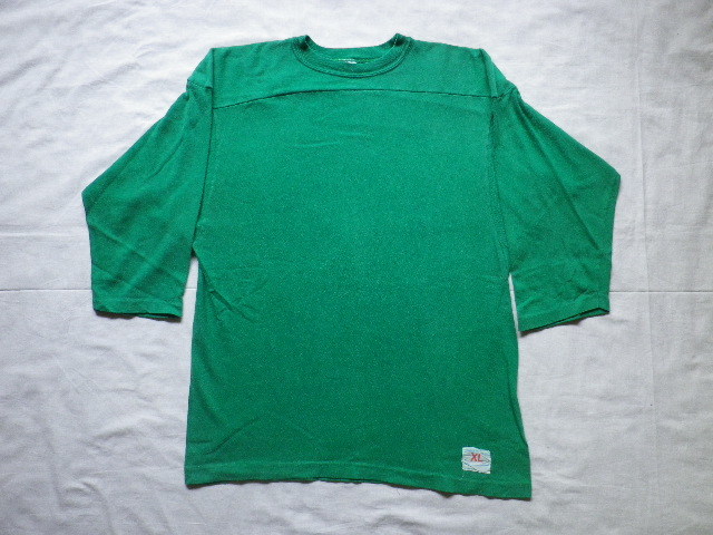 70s 無地 フットボールT チャンピオン USA製 希少 champion ビンテージ 